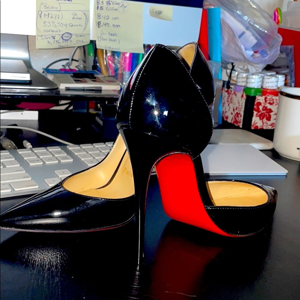 So Kate Black Patent Leather Louboutins (TRADE)
